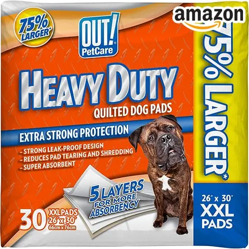 out heavy duty xxl dog pads